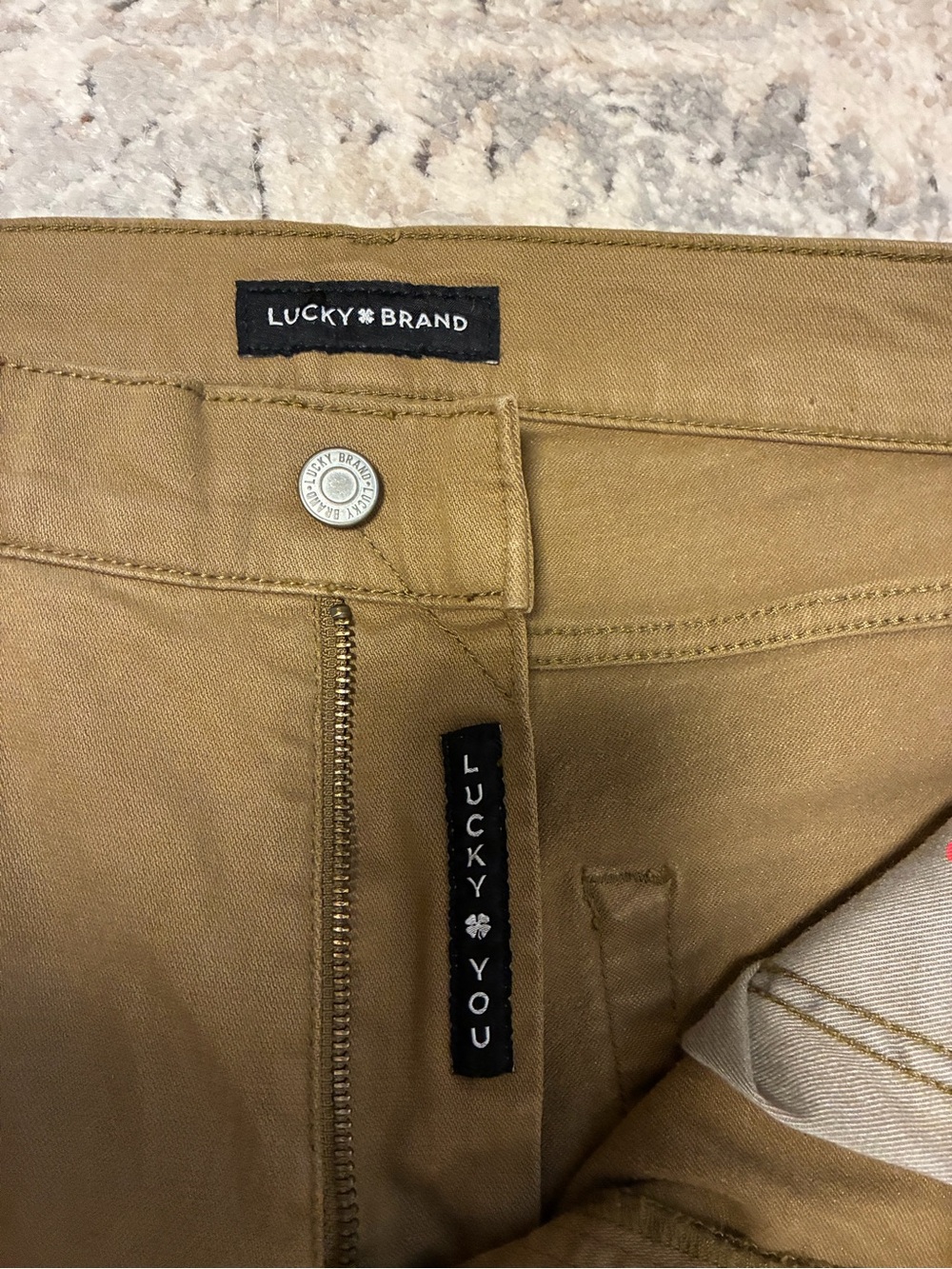 Lucky Brand Brown-Tan pants